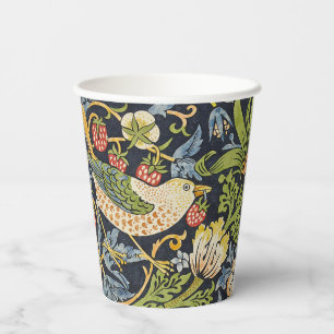 William Morris - Strawberry Diief Floral Pattern Pappbecher