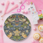 William Morris - Strawberry Diief Floral Pattern Pappteller (Party)