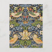 William Morris - Strawberry Diief Floral Pattern Postkarte (Vorderseite)