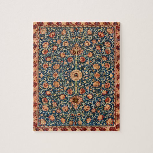 William Morris Strawberry Diief Floral Pattern Puzzle (Vertikal)