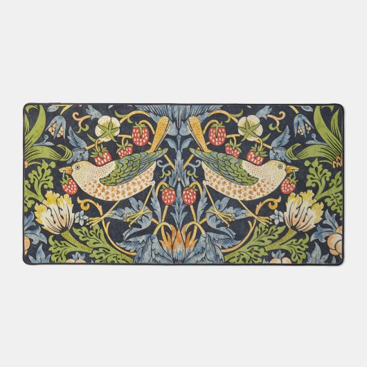 William Morris - Strawberry Diief Floral Pattern Schreibtischunterlage (Vorderseite)