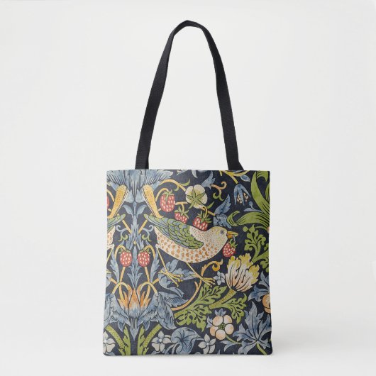 William Morris - Strawberry Diief Floral Pattern Tasche (Vorderseite)