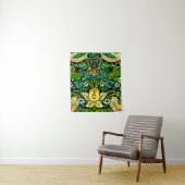 William Morris Strawberry Diief Green und Orange Wandteppich (Beispiel)