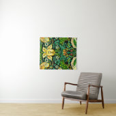 William Morris Strawberry Diief Green und Orange Wandteppich (Beispiel (Horizontal))