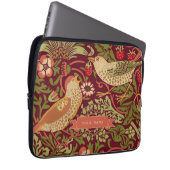 William Morris Strawberry Diief Laptop Sleeve (Vorne Rechts)