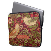 William Morris Strawberry Diief Laptop Sleeve (Vorderseite Links)