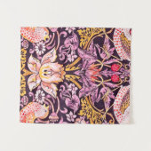 William Morris Strawberry Diief Lila Version Wandteppich (Vorderseite (Horizontal))