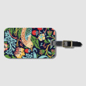William Morris Strawberry Diief Luggage Tag Gepäckanhänger (Vorderseite (Horizontal))