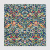 William Morris - Strawberry Diief Magnetkarte (Vorderseite)