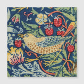 William Morris - Strawberry Diief Magnetkarte (Vorderseite)