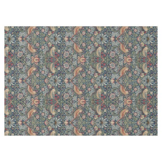 William Morris: Strawberry Diief Tablecloth Tischdecke (Vorderseite (Horizontal))