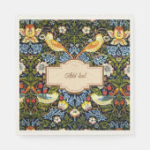William Morris - Strawberry Diief TEMPLATE Serviette (Vorderseite)
