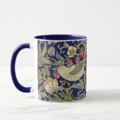 William Morris Strawberry Diief Textile Pattern Tasse (Links)