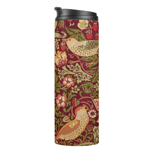 William Morris Strawberry Diief Thermal Tumbler Thermosbecher (Nach rechts gedreht)