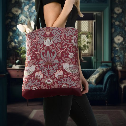 ,William Morris Strawberry Diief Two Tone Tasche