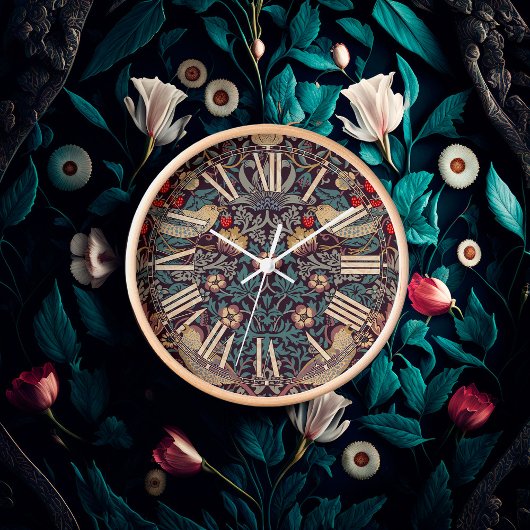 William Morris Strawberry Diief Viktorianisch Moti Uhr