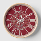 William Morris Strawberry Diief Viktorianisch Red Uhr (Vorderseite)