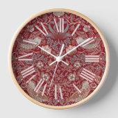 William Morris Strawberry Diief Viktorianisch Red Uhr (Vorderseite)