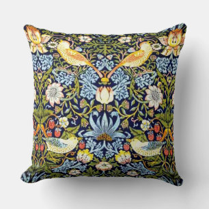 William Morris: Strawberry Diief Vintages Design Kissen