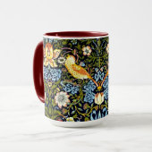 William Morris: Strawberry Diief Vintages Design Tasse (Vorderseite Links)