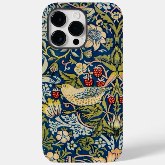 William Morris Strawberry Diief Vogel Case-Mate iPhone Hülle (Rückseite)