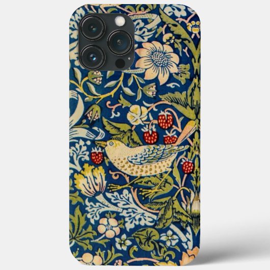 William Morris Strawberry Diief Vogel Case-Mate iPhone Hülle (Rückseite)