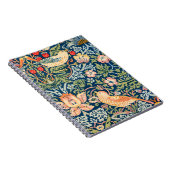 William Morris Strawberry Diief Vogel Notizblock (Rechte Seite)