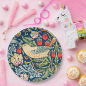 William Morris Strawberry Diief Vogel Pappteller (Party)