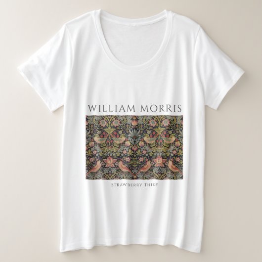 William Morris Strawberry Diief Women's Große Größe T-Shirt (Design vorne)
