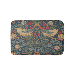 William Morris Strawberry Dives Birds Badematte
