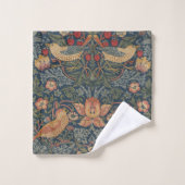 William Morris Strawberry Dives Birds Badhandtuch Set (Waschlappen)