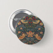 William Morris Strawberry Dives Birds Button (Vorne & Hinten)