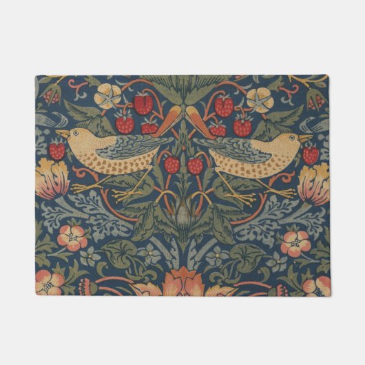 William Morris Strawberry Dives Birds Fußmatte (Vorderseite)