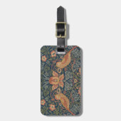 William Morris Strawberry Dives Birds Gepäckanhänger (Vorderseite vertikal)