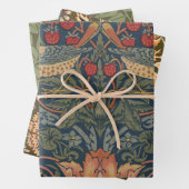 William Morris Strawberry Dives Birds Geschenkpapier Set (Beispiel)