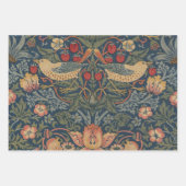 William Morris Strawberry Dives Birds Geschenkpapier Set (Vorderseite)