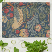 William Morris Strawberry Dives Birds Geschirrtuch (Gefaltet)