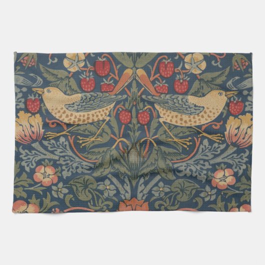 William Morris Strawberry Dives Birds Geschirrtuch (Horizontal)