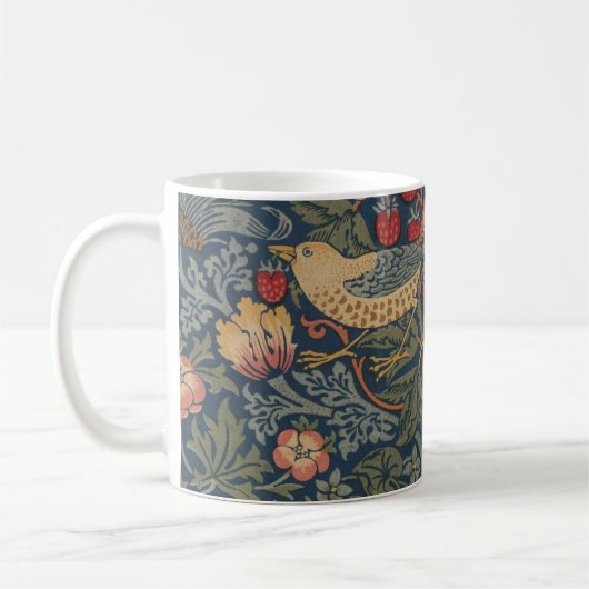 William Morris Strawberry Dives Birds Kaffeetasse (Links)