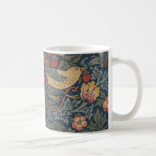 William Morris Strawberry Dives Birds Kaffeetasse (Rechts)