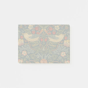 William Morris Strawberry Dives Birds Post-it Klebezettel