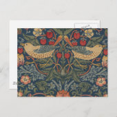 William Morris Strawberry Dives Birds Postkarte (Vorne/Hinten)
