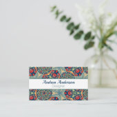 William Morris Strawberry Dives Floral Visitenkarte (Stehend Vorderseite)