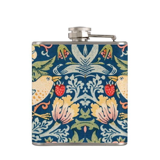 William Morris Strawberry Flachmann (Rückseite)