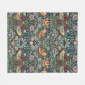 William Morris Strawberry Fleece-Decke Fleecedecke (Vorderseite (Horizontal))