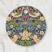 William Morris Strawberry Geschenkanhänger (Rückseite)