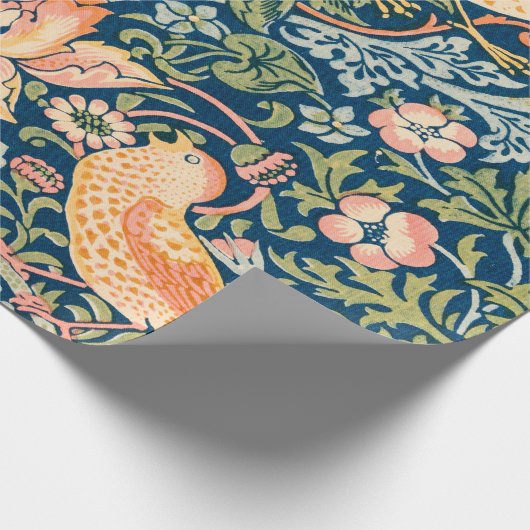 William Morris Strawberry Geschenkpapier (Ecke)