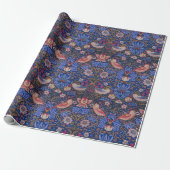 William Morris Strawberry Geschenkpapier (Ungerollt)