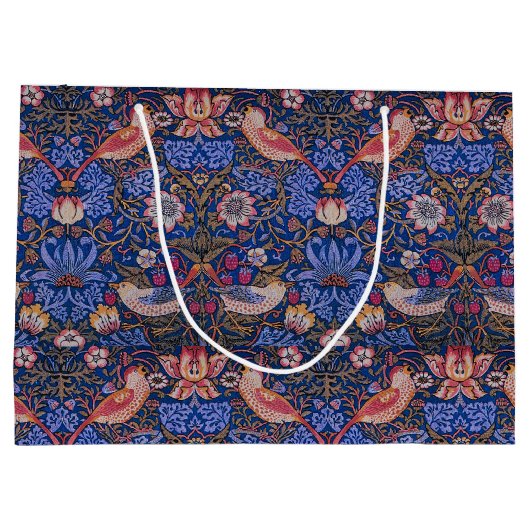 William Morris Strawberry Große Geschenktüte (Rückseite)