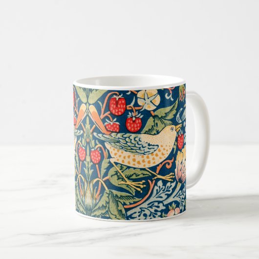 William Morris Strawberry Kaffeetasse (VorderseiteRechts)